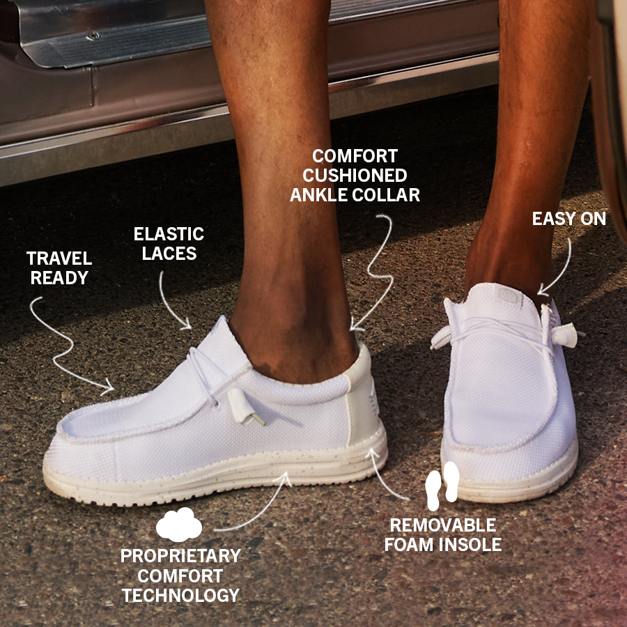 Wally Stretch Sox Wide – Black/White - Image 4
